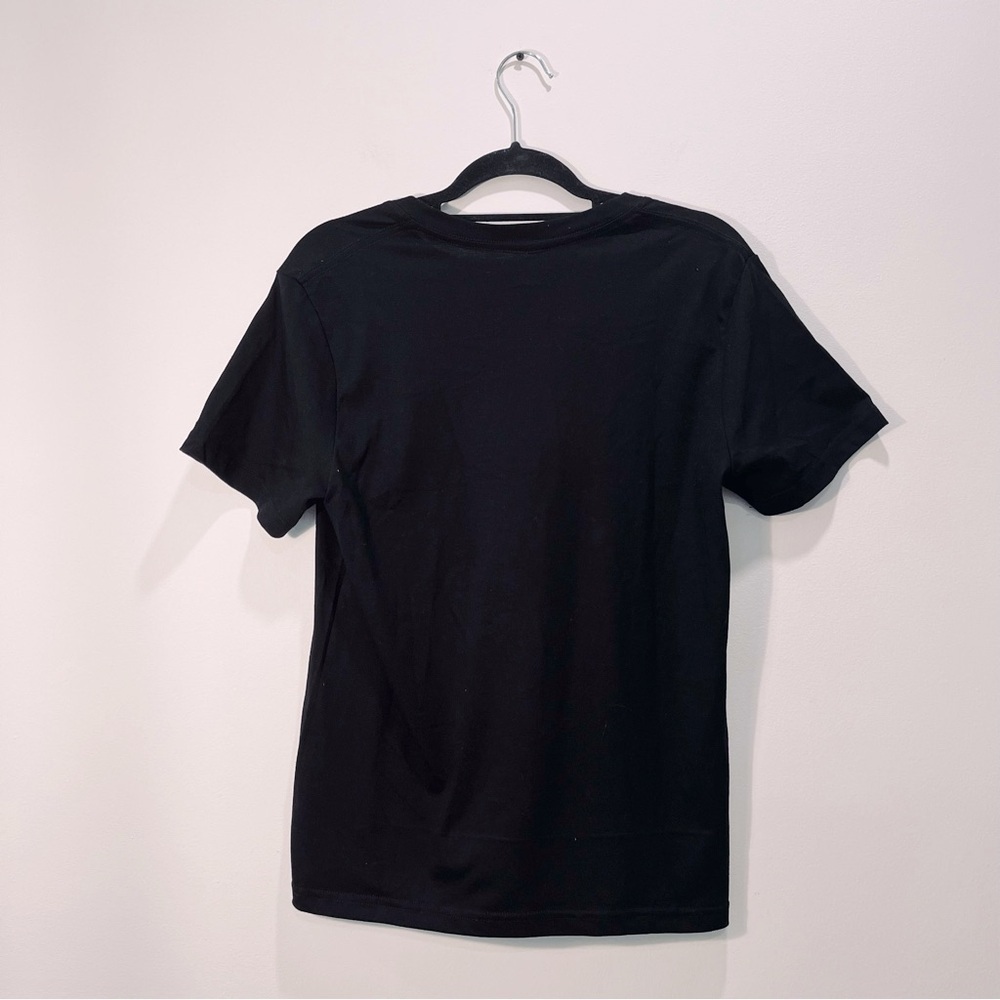 Harry Potter Hogwarts Hufflepuff Graphic Unique Minimalist Black White T Shirt M - Picture 4 of 4